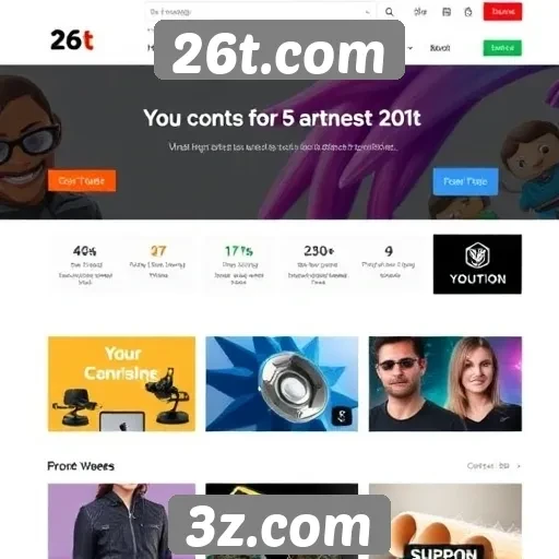 Análise das principais características do site 26t.com