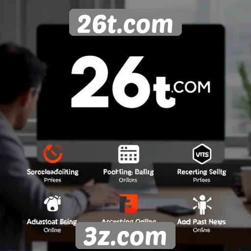 Funcionalidades principais do site 26t.com
