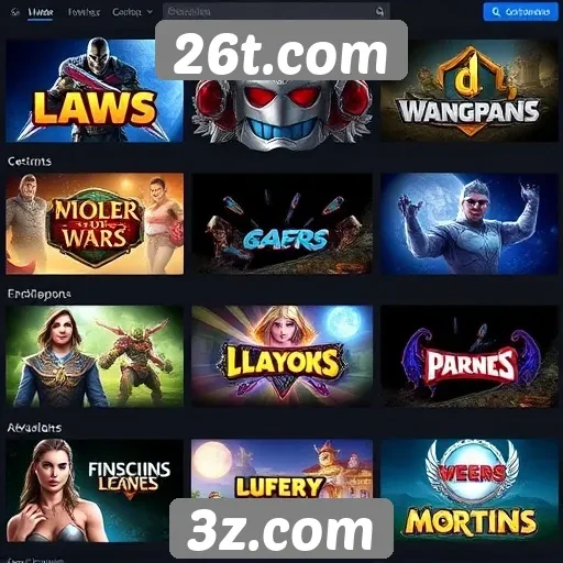 Principais jogos disponíveis no 26t.com